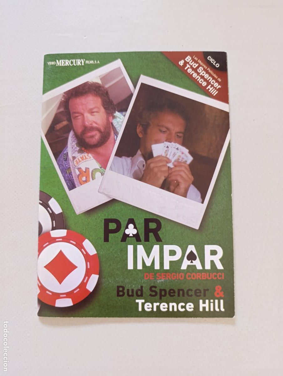 Cine: DVD PAR IMPAR - BUD SPENCER & TERENCE HILL - FUNDA FINA CARTON (E5)