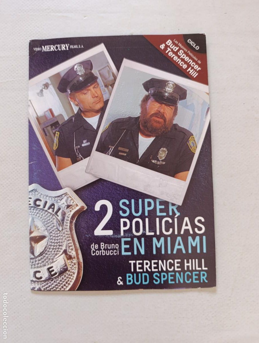 Cine: DVD 2 SUPER POLICIAS EN MIAMI - TERENCE HILL & BUD SPENCER - FUNDA FINA CARTON (J5)