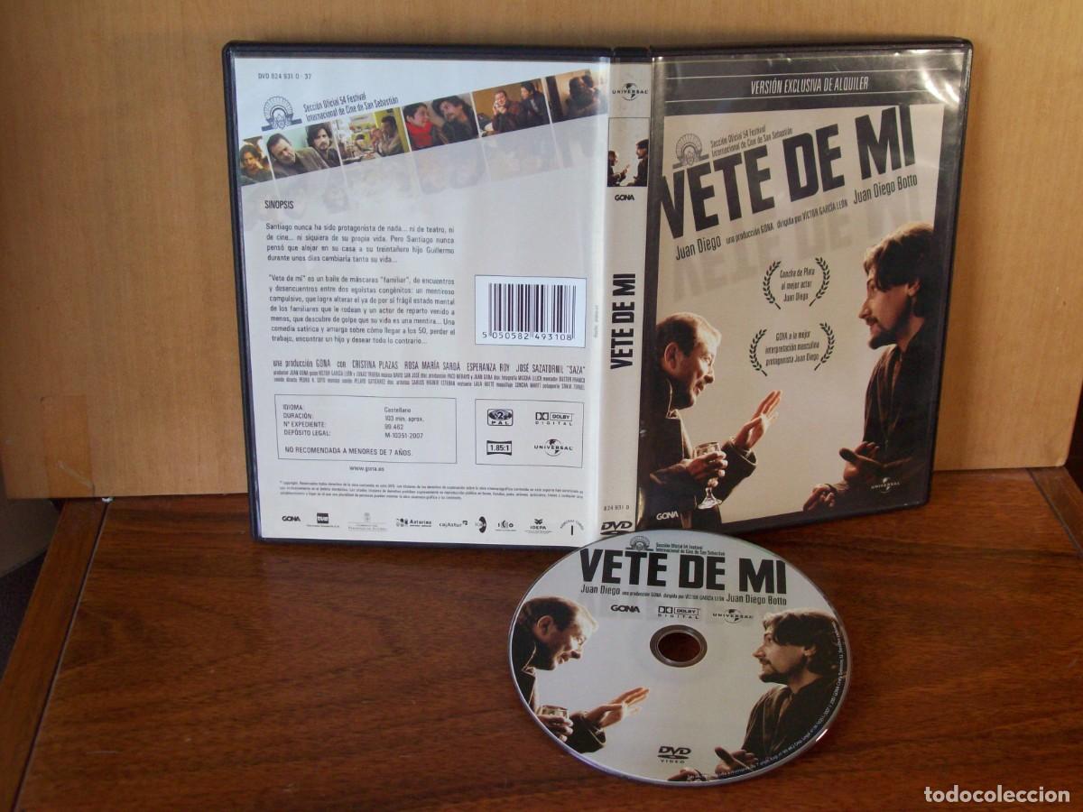 Cine: VETE DE MI - JUAN DIEGO - CRISTINA PLAZAS - ROSA MARIA SARDA - DVD EDICION ALQUILER