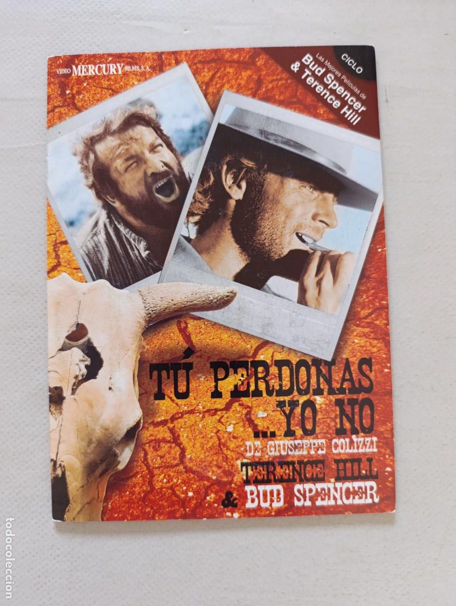 Cine: DVD TU PERDONAS... YO NO - TERENCE HILL & BUD SPENCER - FUNDA FINA CARTON (K5)