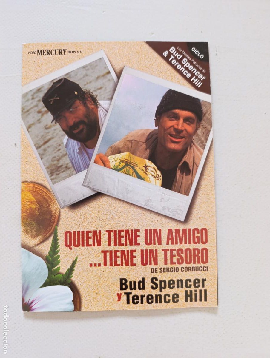 Cine: DVD QUIEN TIENE UN AMIGO... TIENE UN TESORO - BUD SPENCER Y TERENCE HILL - FUNDA FINA CARTON (K5)