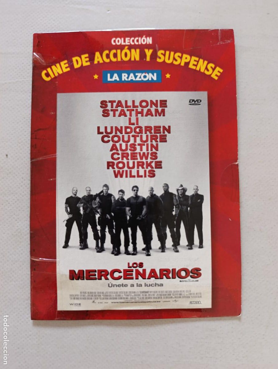 Cine: DVD LOS MERCENARIOS - STALLONE, STATHAM, LI - FUNDA FINA CARTON (M5)