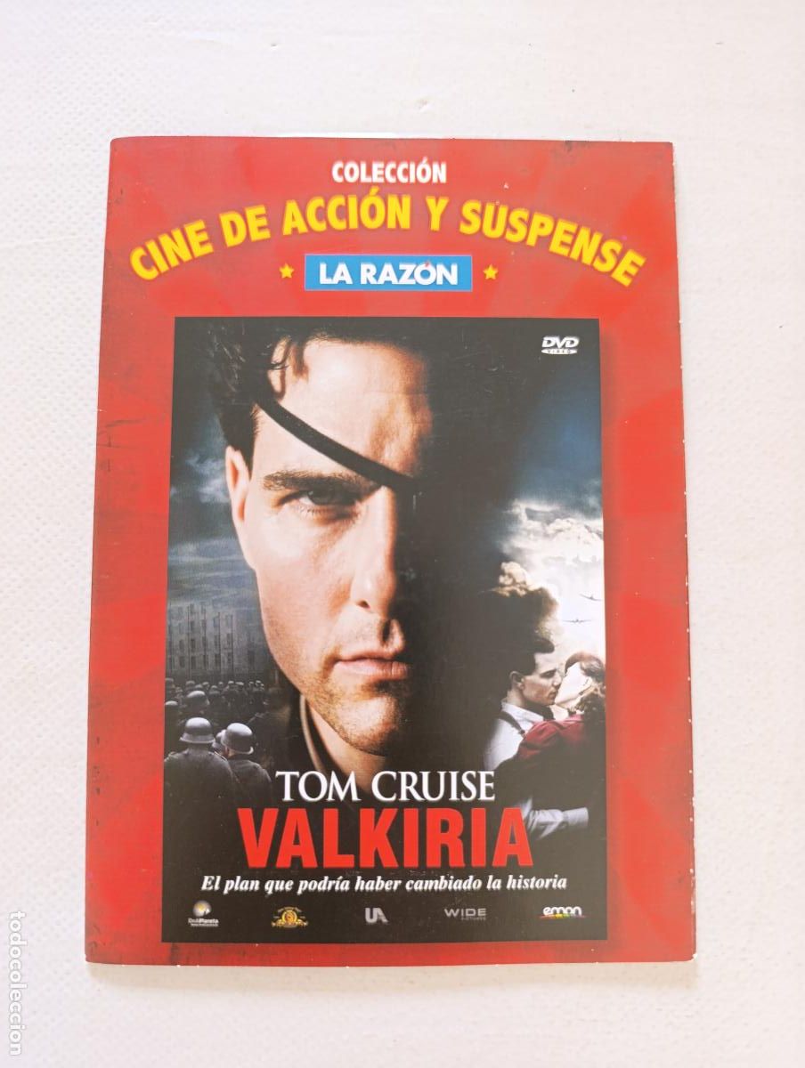 Cine: DVD VALKIRIA - TOM CRUISE - FUNDA FINA CARTON (N5)
