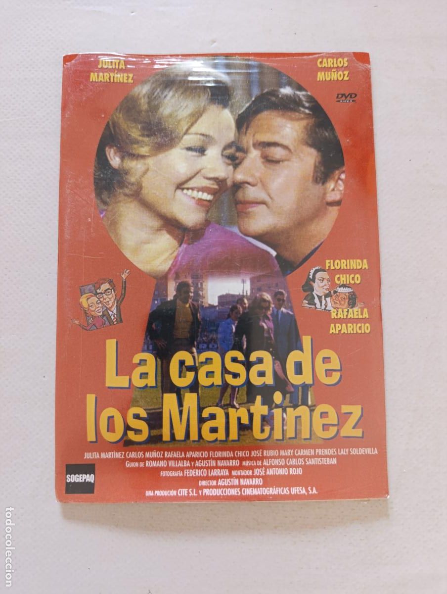 Cine: DVD LA CASA DE LOS MARTINEZ - FUNDA FINA CARTON - NUEVO, PRECINTADO (&Ntilde;5)