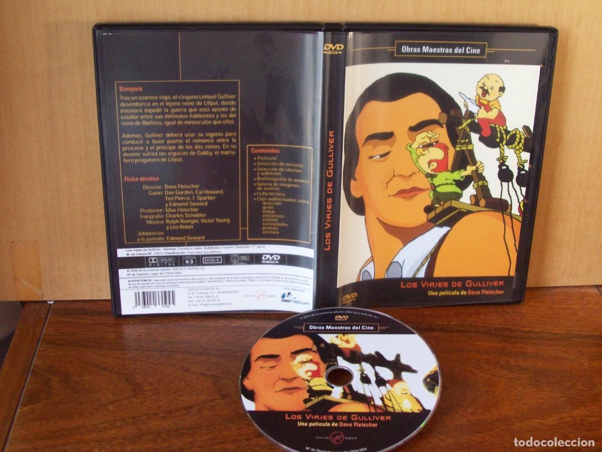 Cine: LOS VIAJES DE GULLIVER - DIBUJOS ANIMADOS - DVD