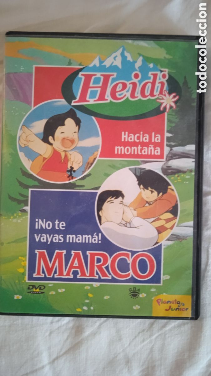 Cine: DVD Heidi + Marco &ndash; Hacia la Monta&ntilde;a / &iexcl;No te Vayas Mam&aacute;! &ndash; Planeta Junior &ndash; RBA &ndash; Vol. 1