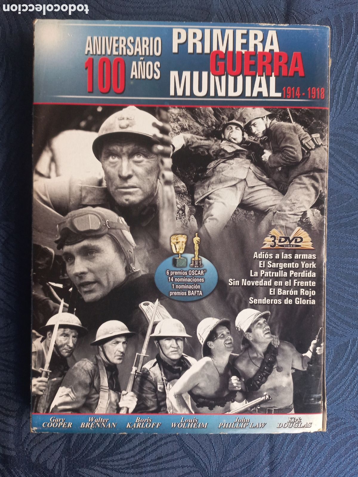 Cine: Pack 3 DVD Colecci&oacute;n Primera Guerra Mundial - 100 Aniversario (6 pel&iacute;culas)