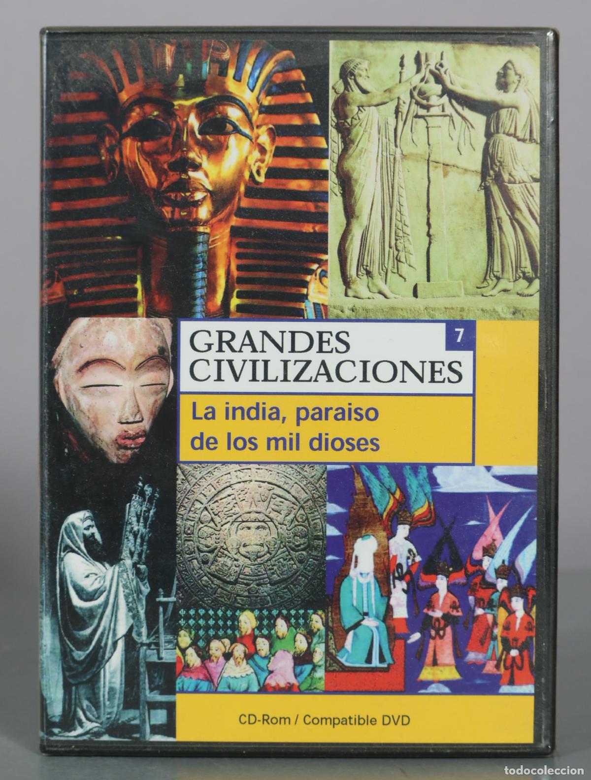 Cine: DVD. Grandes Civilizaciones - La india, para&iacute;so de los mil dioses - Ediciones Dolmen . PRECINTADO