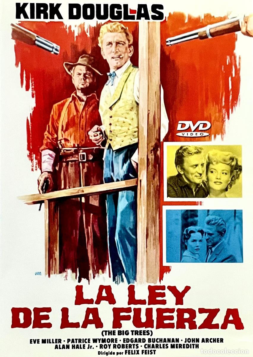 Cine: DVD. LA LEY DE LA FUERZA. Kirk Douglas. Eve Miller. Edgar Buchanan. Feist. ESTUCHE PL&Aacute;STICO NORMAL.