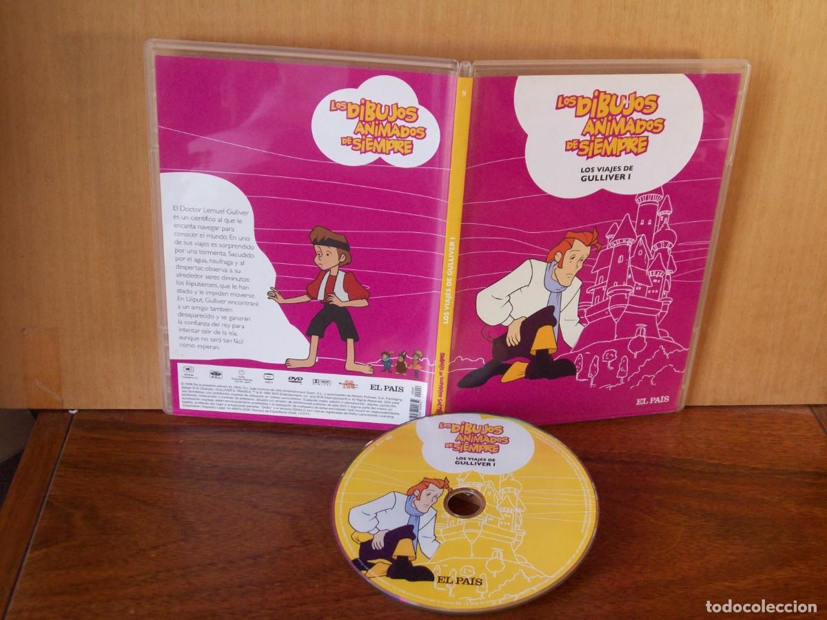 Cine: LOS VIAJES DE GULLIVER I - DVD CAJA FINA DIBUJOS ANIMADOS DE SIEMPRE