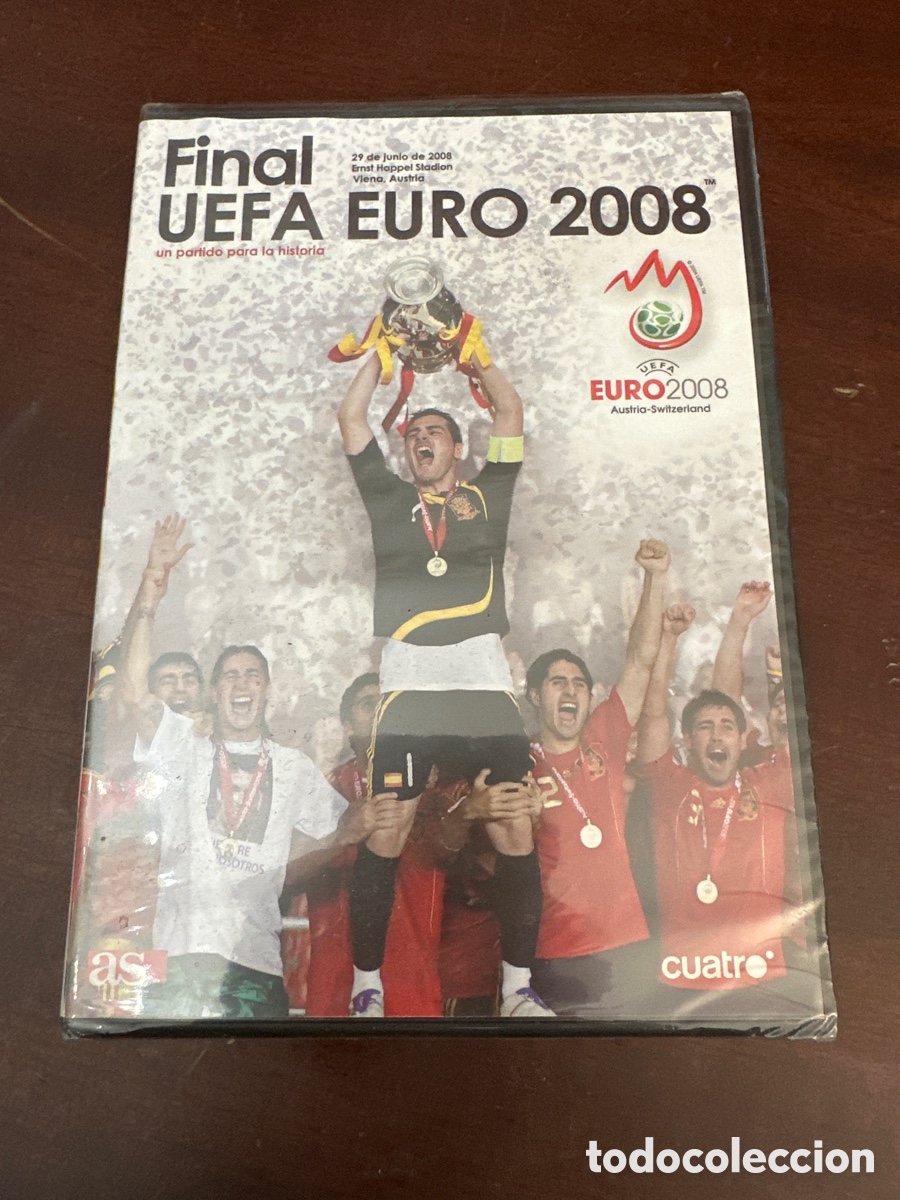 Cine: DVD FINAL UEFA EURO 2008 - ALEMANIA 0 ESPA&Ntilde;A 1 UN PARTIDO PARA LA HISTORIA DVD. NUEVO PRECINTADO