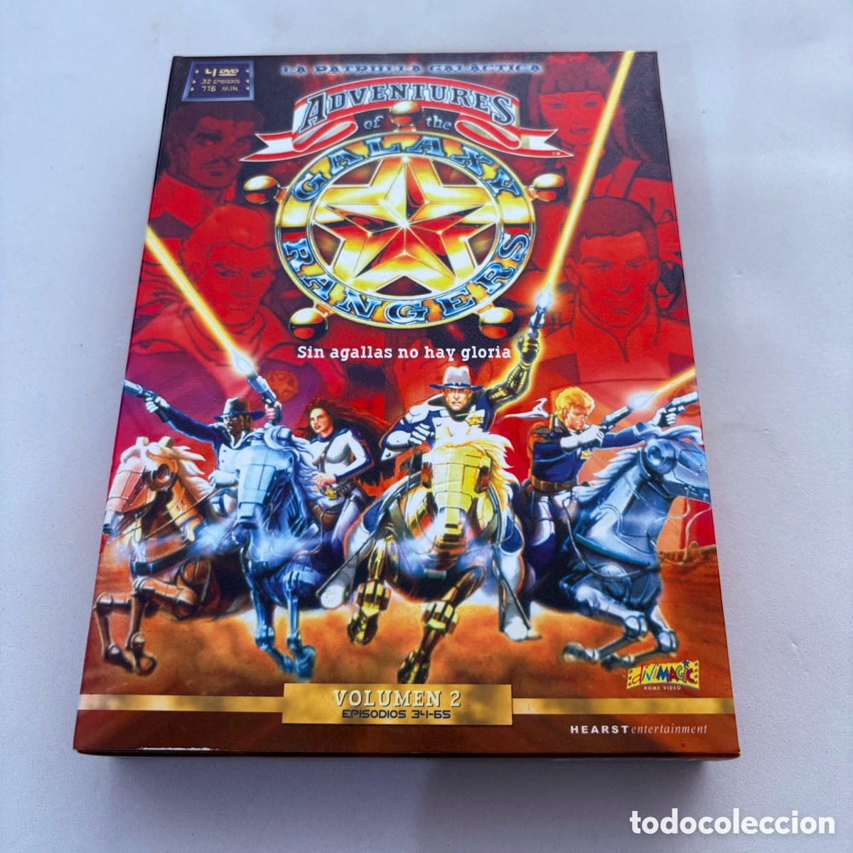Cine: dvd la patrulla galactica volumen 2 episodios 34 al 65 adventures of the galaxy rangers