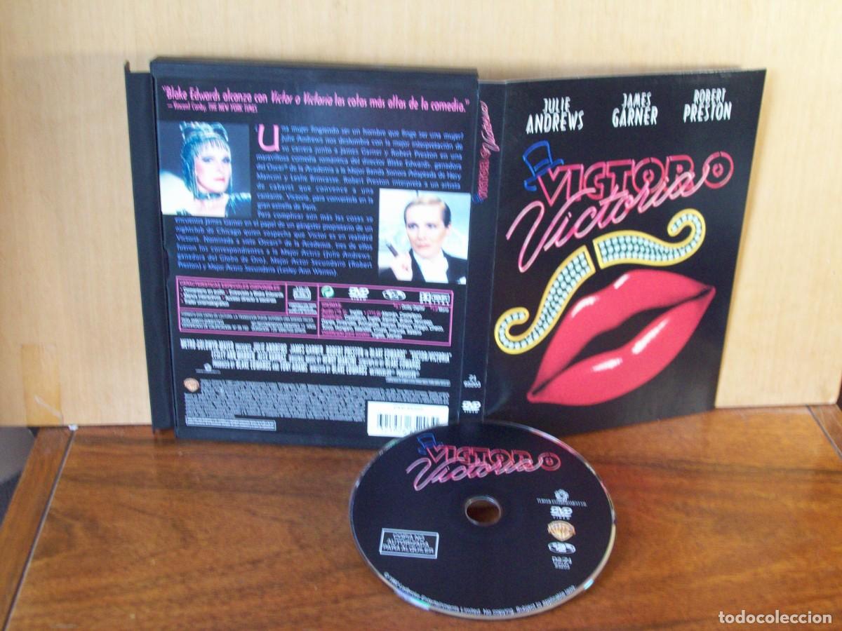 Cine: VICTOR O VICTORIA - JULIE ANDREWS - JAMES GARNER - ROBERT PRESTON - DVD SNAPCASE