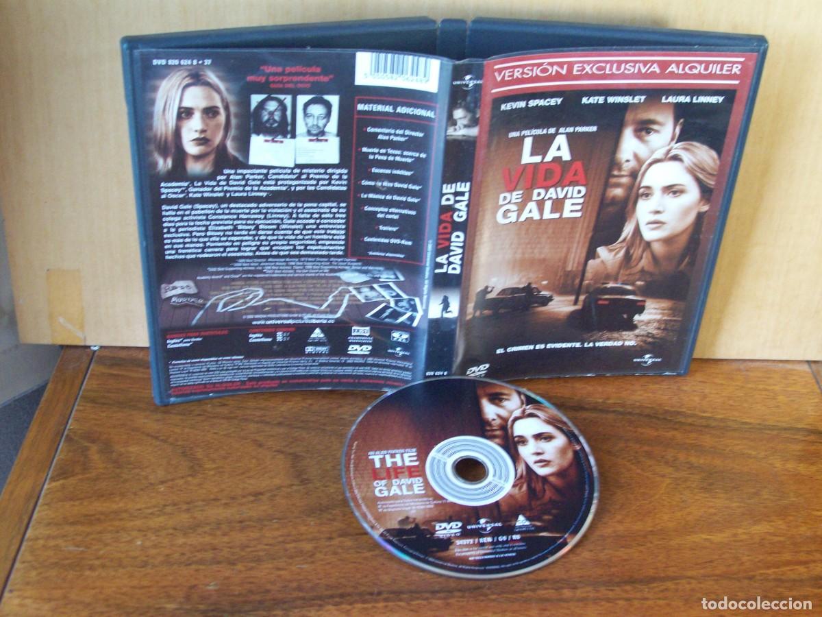 Cin&eacute;ma: LA VIDA DE DAVID GALE - KEVIN SPACEY - KATE WINSLET - LAURA LINNEY - DVD EDICION ALQUILER