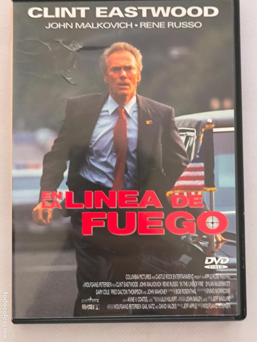 Cine: DVD EN LA LINEA DE FUEGO - CLINT EASTWOOD (E6)