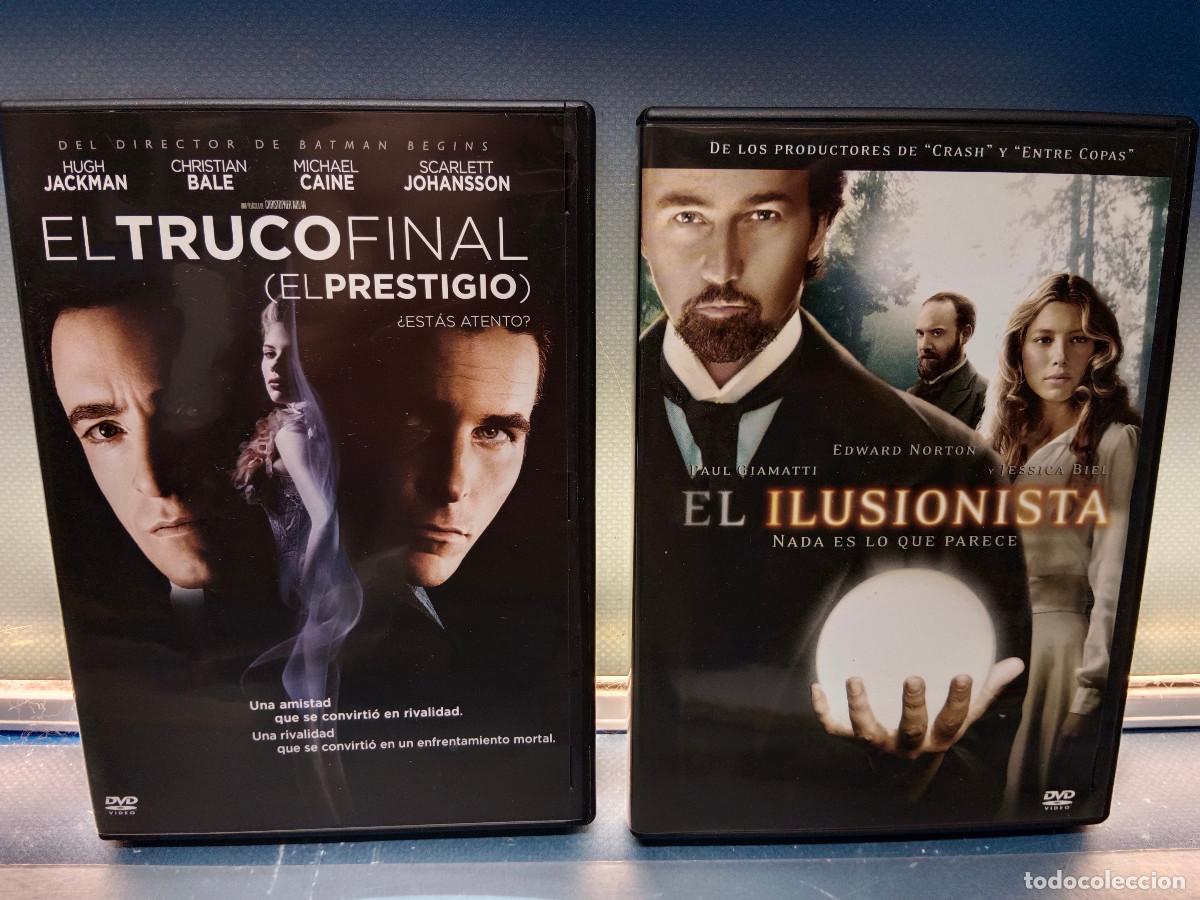 Cine: 2 DVDs: El Ilusionista y El Truco Final
