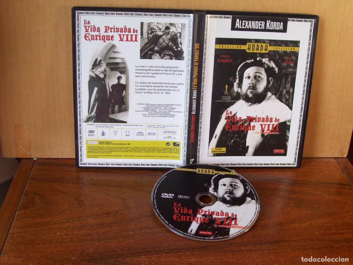 Cine: LA VIDA PRIVADA DE ENRIQUE VIII - CHARLES LAUGTON - ROBERT DONAT - DVD REMASTERIZADO