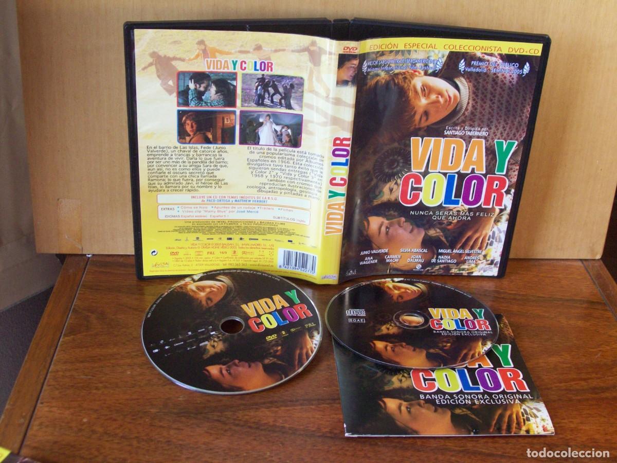 Cine: VIDA Y COLOR - DVD + CD EDICION LIMITADA ESPECIAL COLECCIONISTA EN ESTUCHE DE CARTON