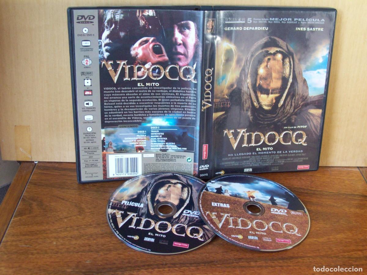 Cine: VIDOCQ (EL MITO) - GERARD DEPARDIEU - INES SASTRE - GUILLAUME CANET - DOBLE DVD