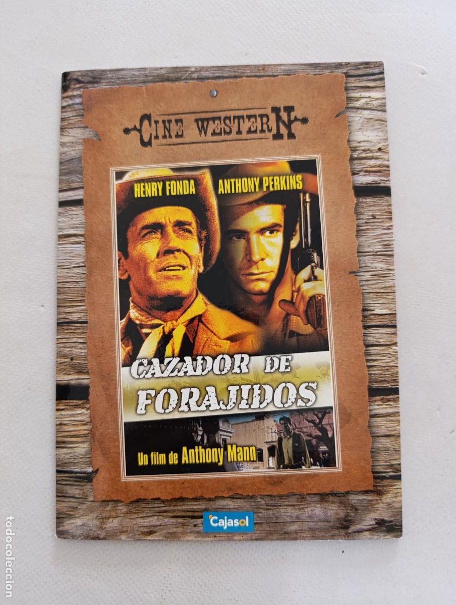 Cine: DVD CAZADOR DE FORAJIDOS - HENRY FONDA, ANTHONY PERKINS - FUNDA FINA CARTON (L7)