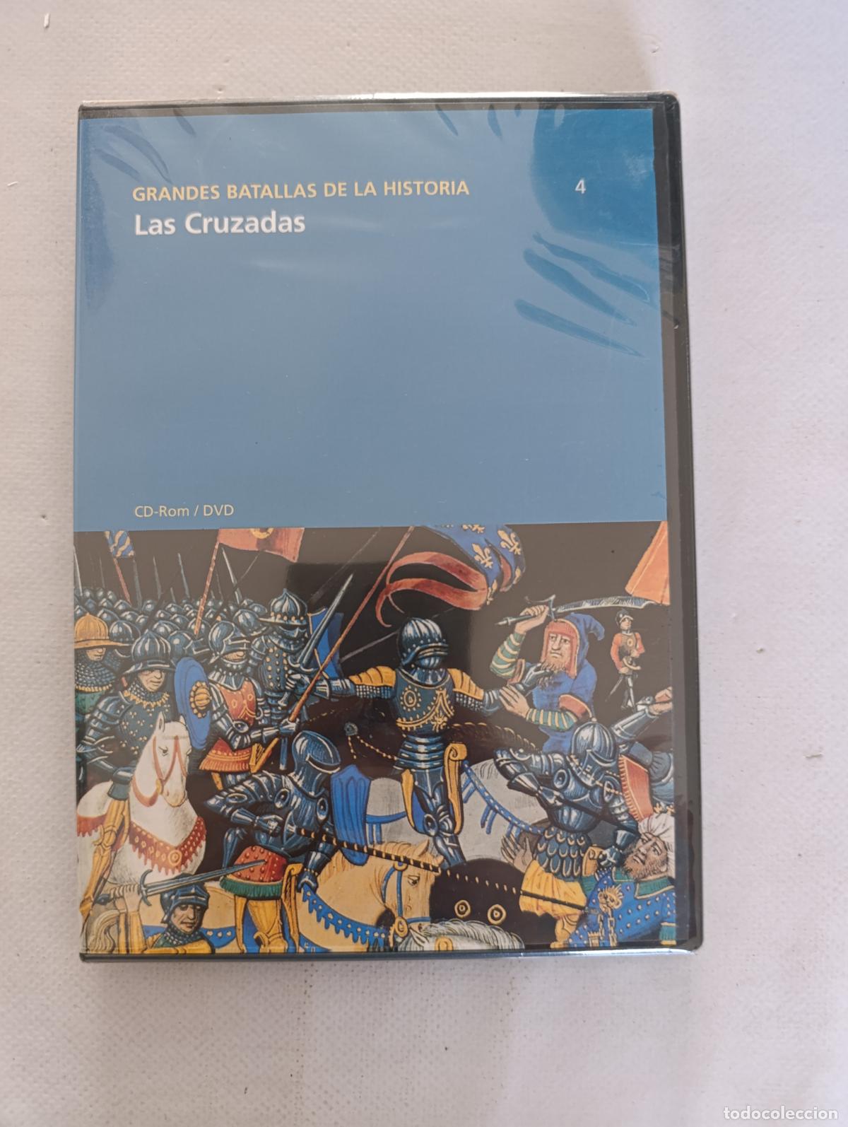 Cine: DVD LAS CRUZADAS - GRANDES BATALLAS DE LA HISTORIA N&ordm; 4 - NUEVO, PRECINTADO (L7)