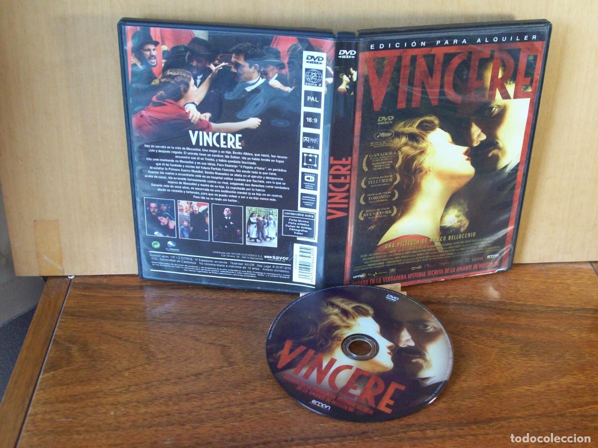 Cine: VINCERE - GIOVANNA MEZZOGIORNO - FILIPPO TIMI- FAUSTO RUSSO DVD EDICION ALQUILER