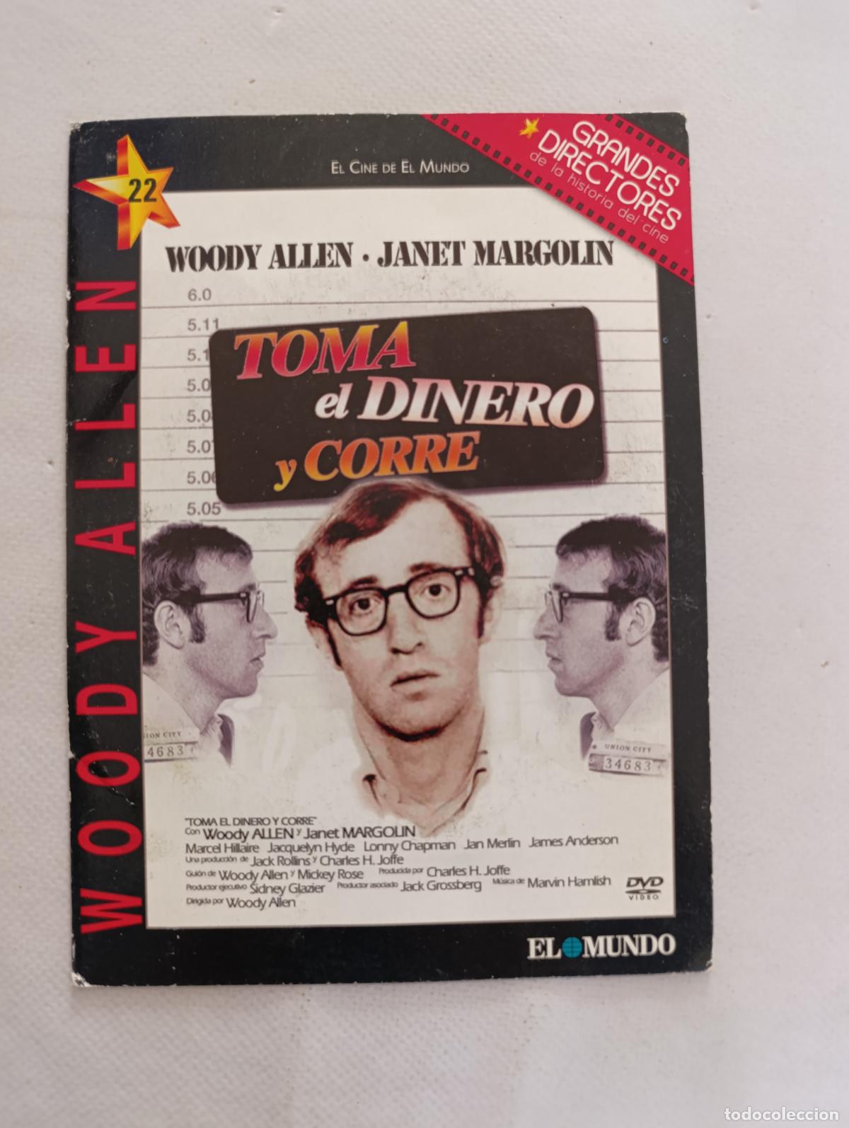Cine: DVD TOMA EL DINERO Y CORRE - WOODY ALLEN - FUNDA FINA CARTON (M7)