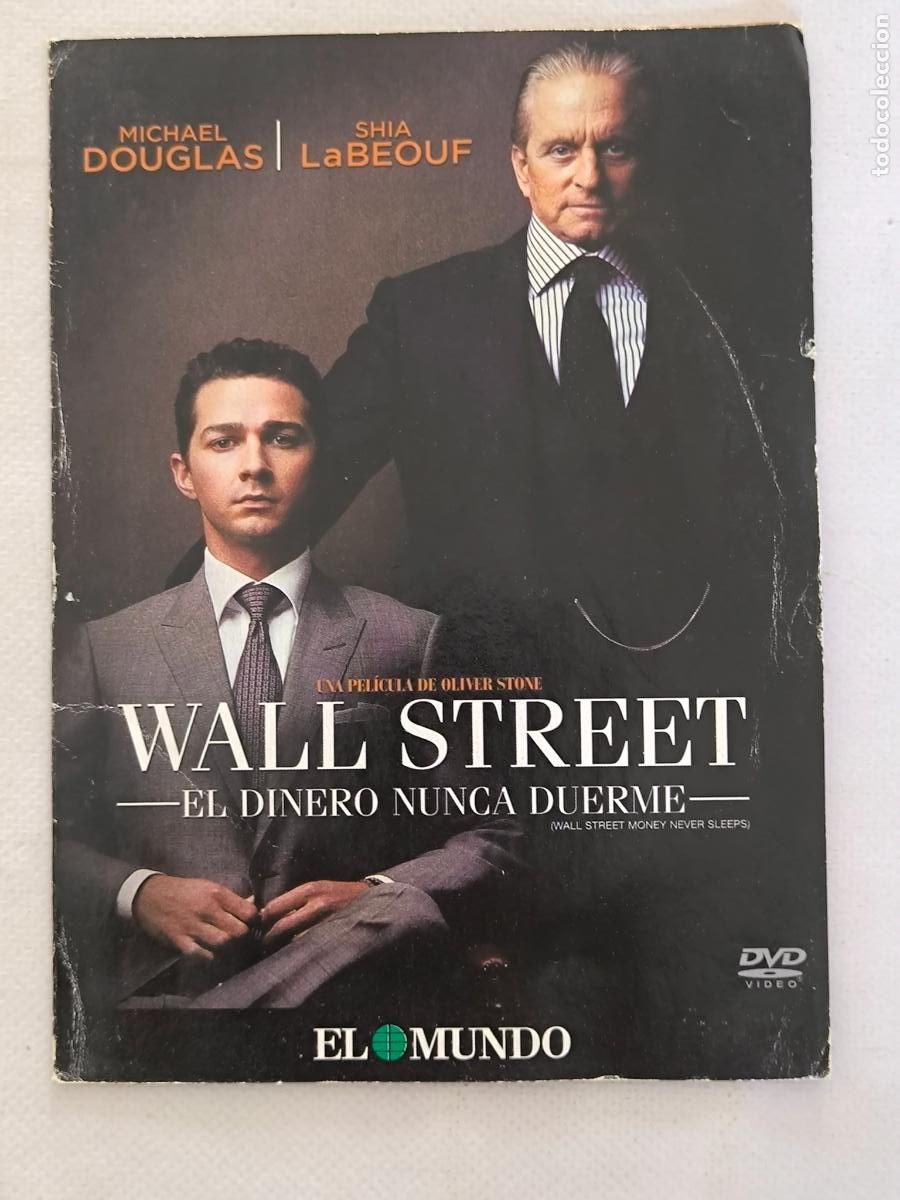 Cine: DVD WALL STREET - EL DINERO NUNCA DUERME - FUNDA FINA CARTON (5M)