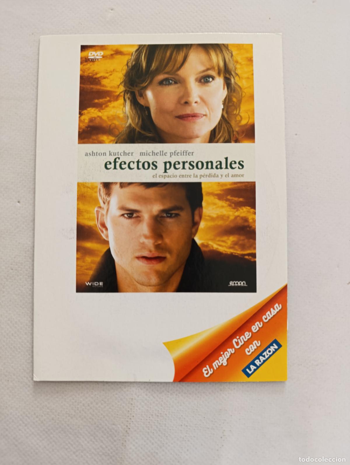 Cine: DVD EFECTOS PERSONALES - ASHTON KUTCHER, MICHELLE PFEIFFER - FUNDA FINA CARTON (M7)