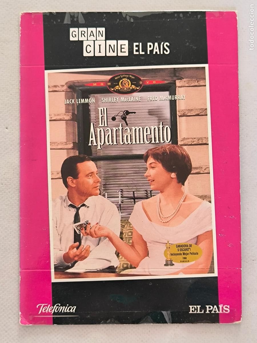 Cine: DVD EL APARTAMENTO - JACK LEMMON - FUNDA FINA CARTON (5M)