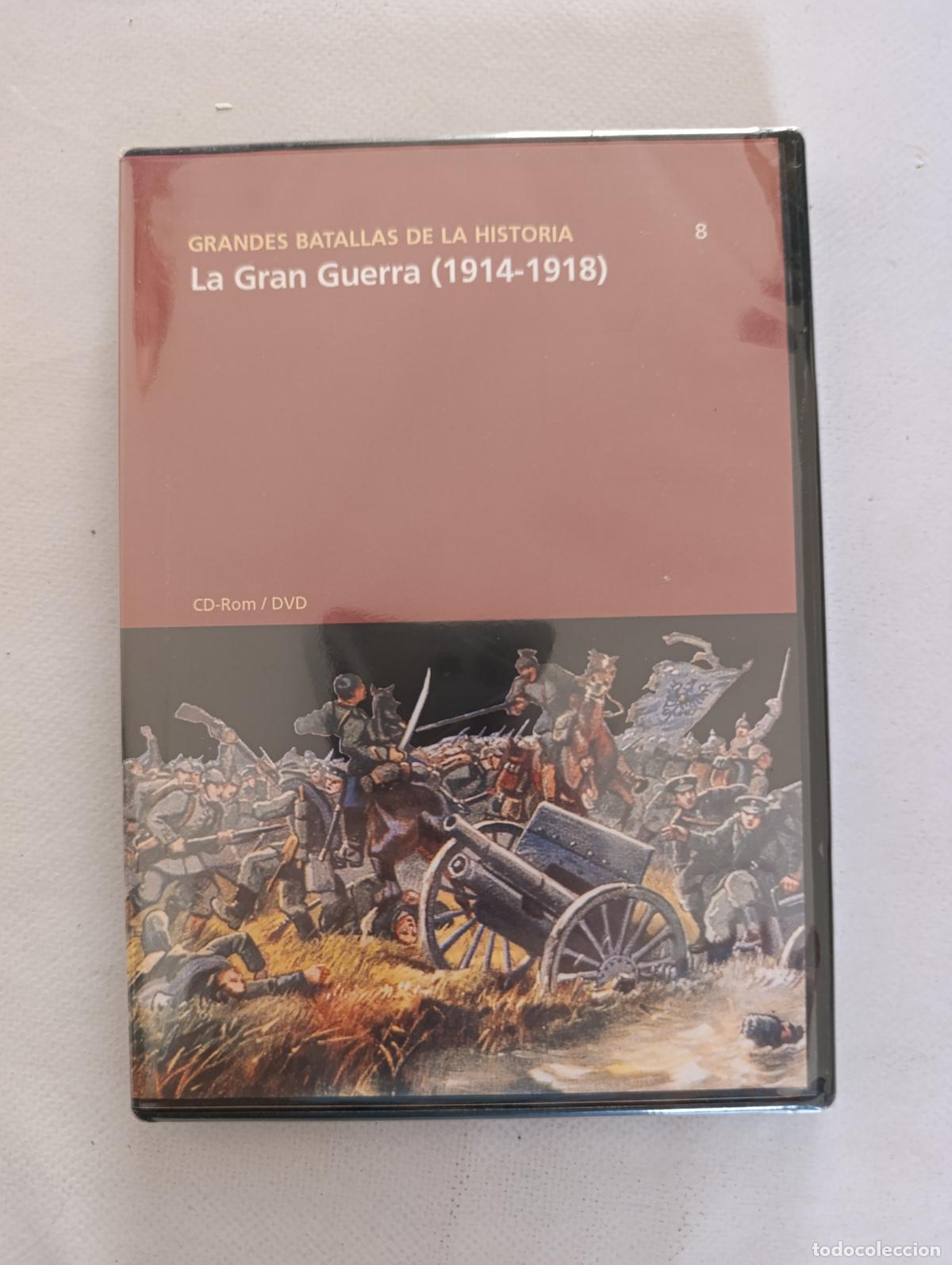 Cine: DVD LA GRAN GUERRA (1914 - 1918) - GRANDES BATALLAS DE LA HISTORIA N&ordm; 8 - NUEVO, PRECINTADO (A8)