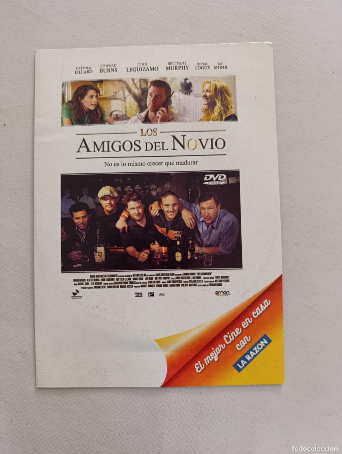 Cine: DVD LOS AMIGOS DEL NOVIO - FUNDA FINA CARTON (A8)