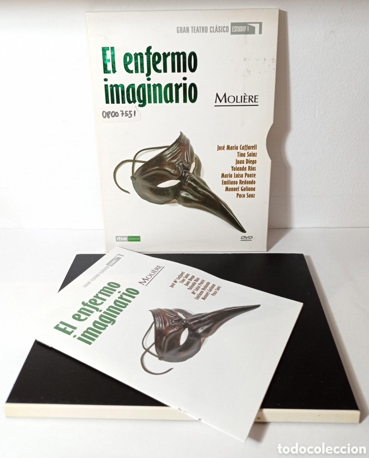 Cine: EL ENFERMO IMAGINARIO, MOLI&Egrave;RE. ESTUDIO 1 RTVE. -COMO NUEVA-