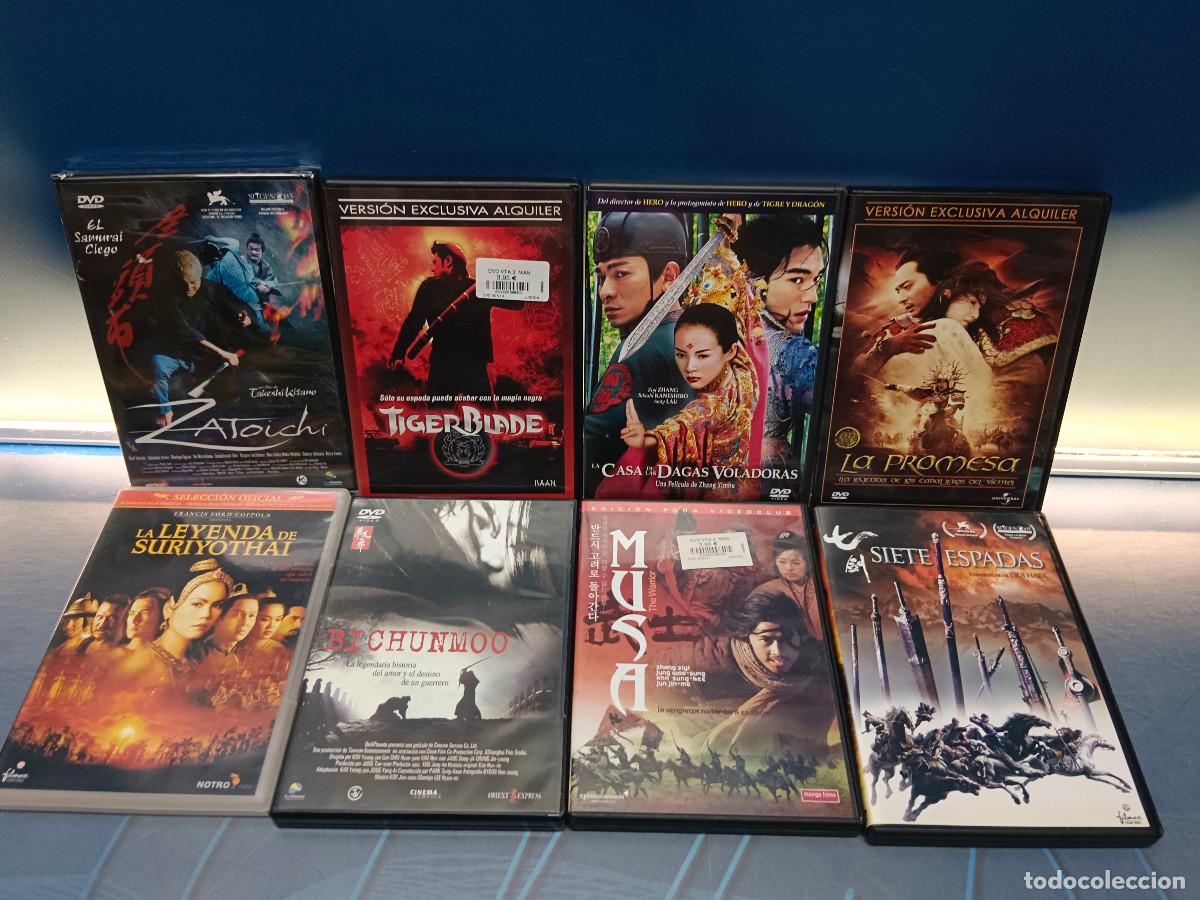 Cine: 8 Pel&iacute;culas DVD Artes Marciales Orientales