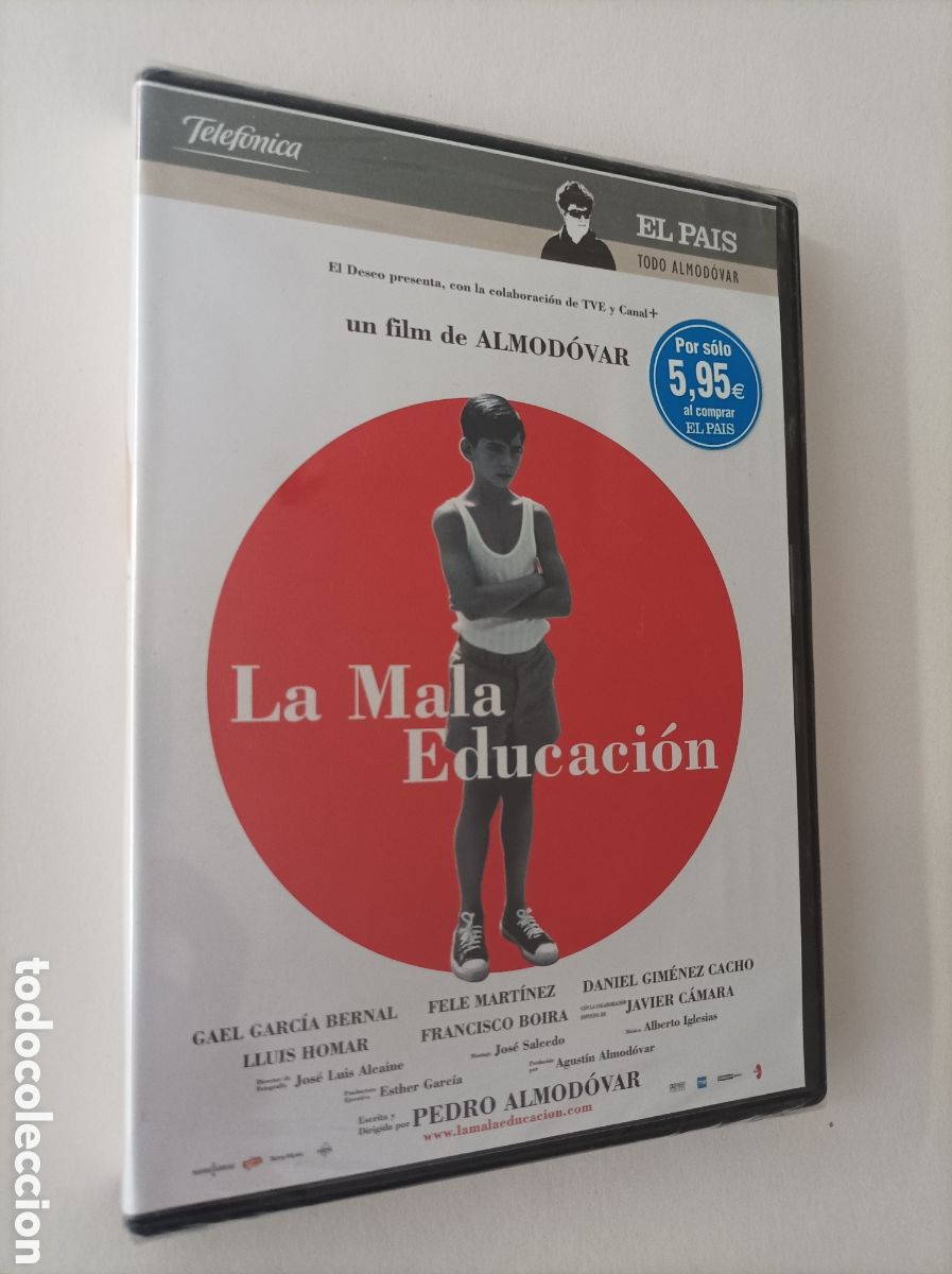 Cine: La mala educaci&oacute;n. Almod&oacute;var. DVD. Nuevo. Precintado