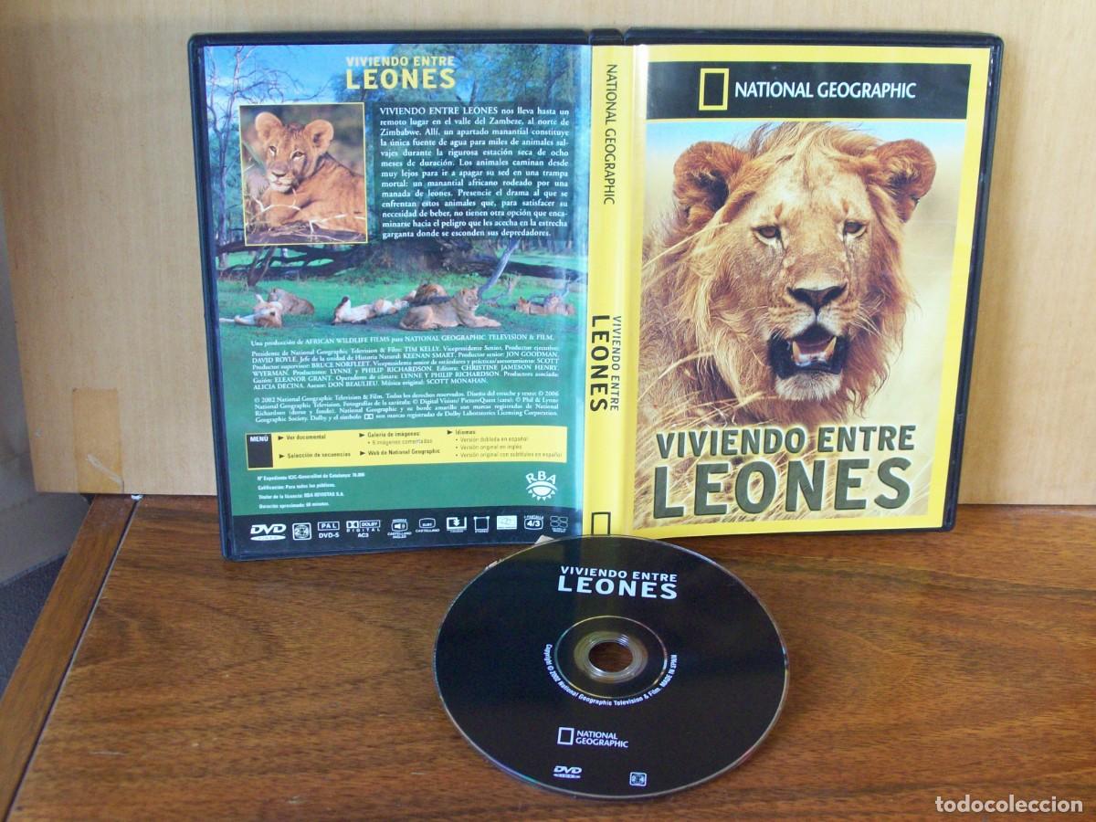 Cine: DOCUMENTAL VIVIENDO ENTRE LEONES - NATIONAL GEOGRAPHIC - DVD