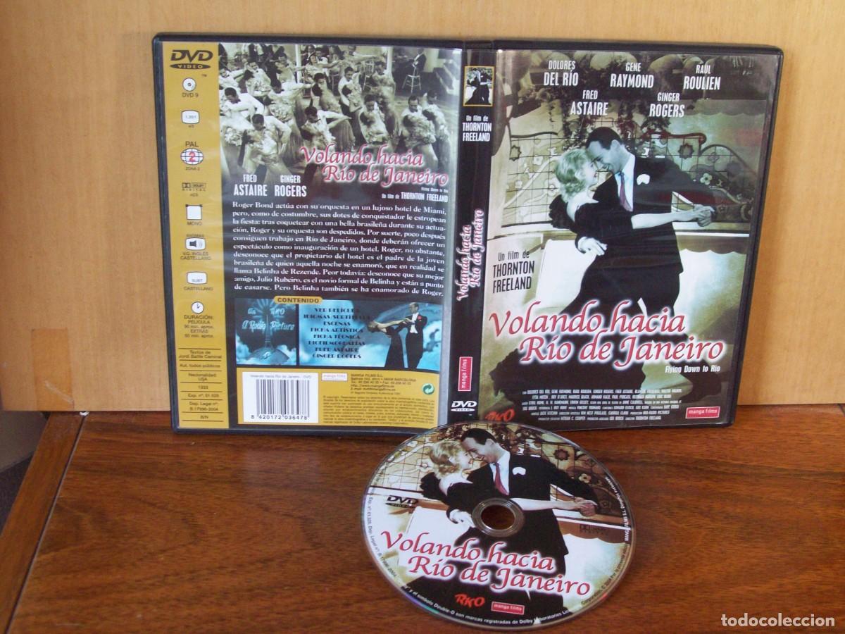Cine: VOLANDO HACIA RIO DE JANEIRO - DOLORES DEL RIO - FRED ASTAIRE -GINGER ROGERS - DVD B/NEGRO