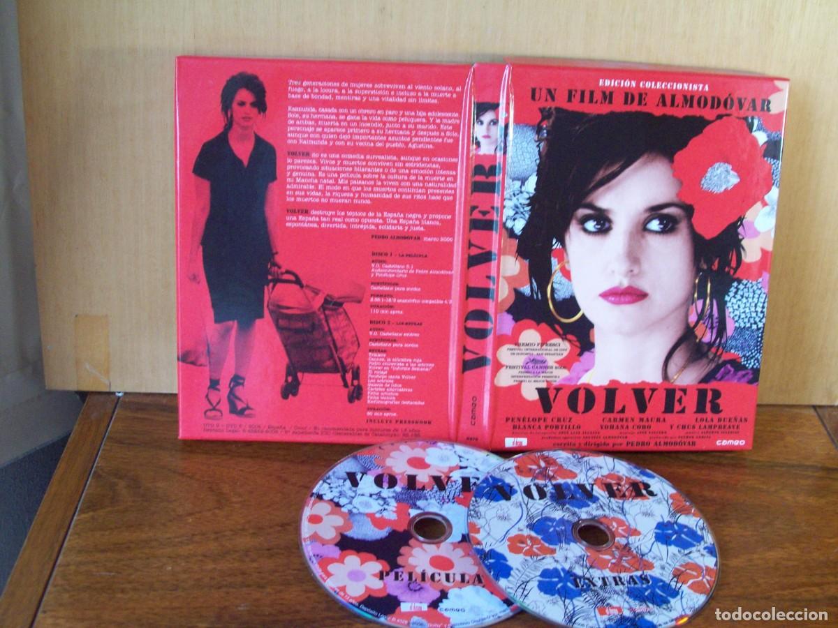 Cine: VOLVER - DOBLE DVD EN ESTUCHE DE CARTON DURO ESPECIAL + LIBRETO DE 30 PAGINAS