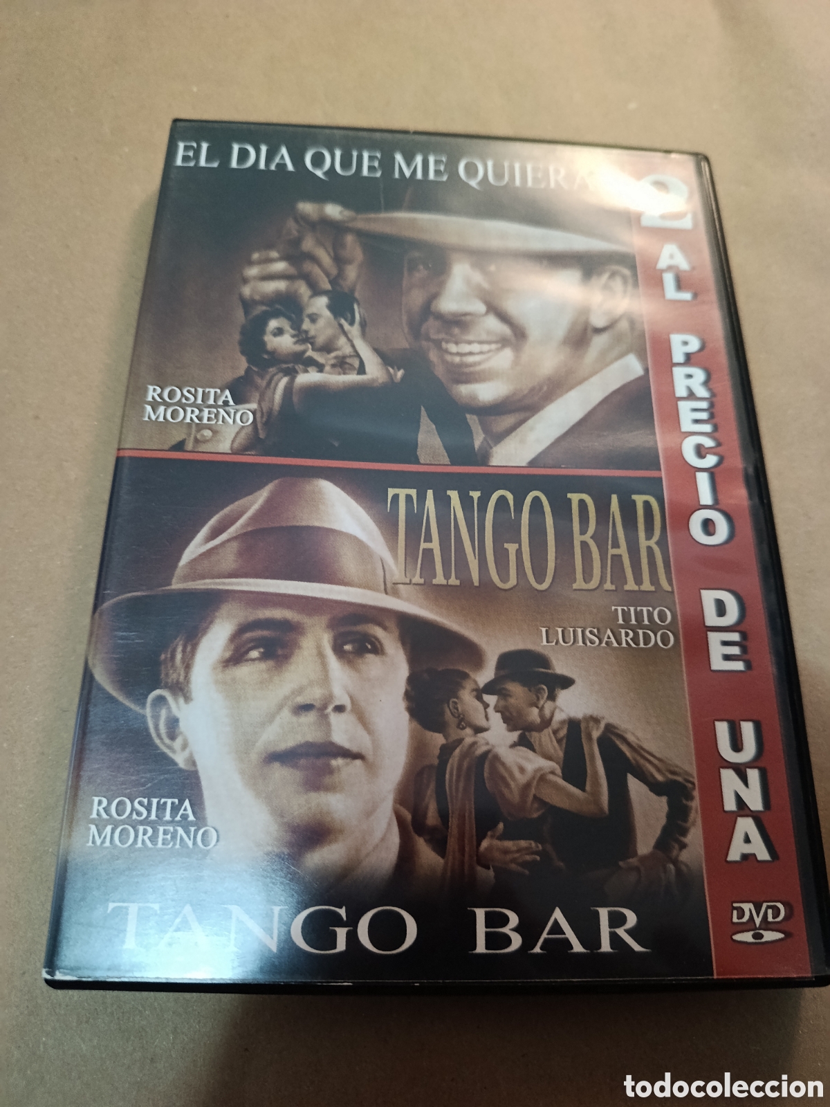Cine: Dvd. El d&iacute;a que me quieras + Tango Bar. Rosita Moreno.