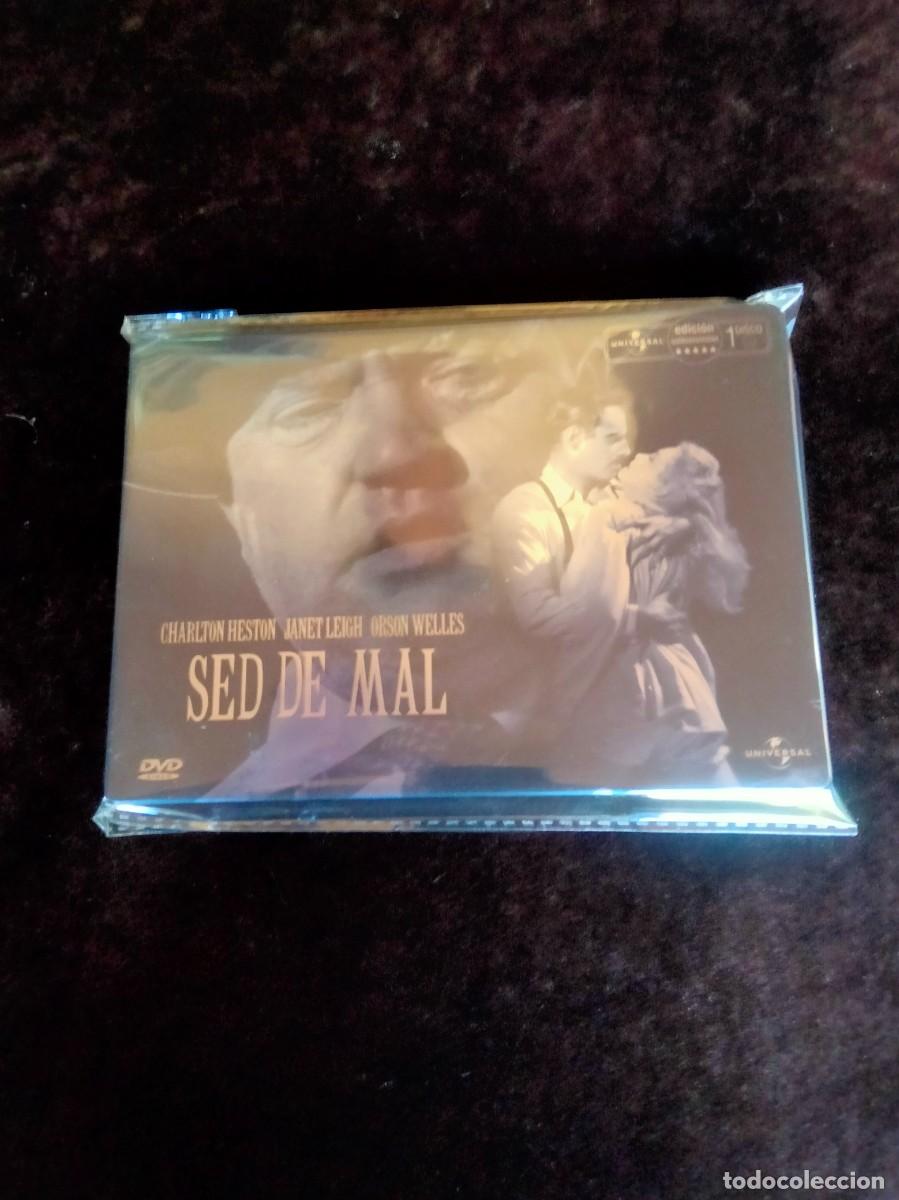 Kino: sed de mal - con charltron heston - orson welles con librito - caja metalica - dvd como precintado
