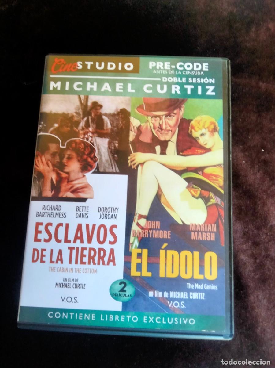 Cine: esclavos de la tierra + el idolo - dvd como nuevo con librito