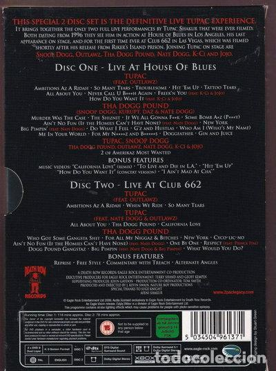 Cine: Tupac: The Complete Live Performances- 5034504961371