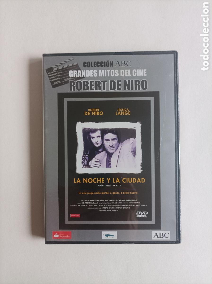 Cine: La noche y la ciudad. Jessica Lange. Robert de Niro. DVD. Nuevo. Precintado