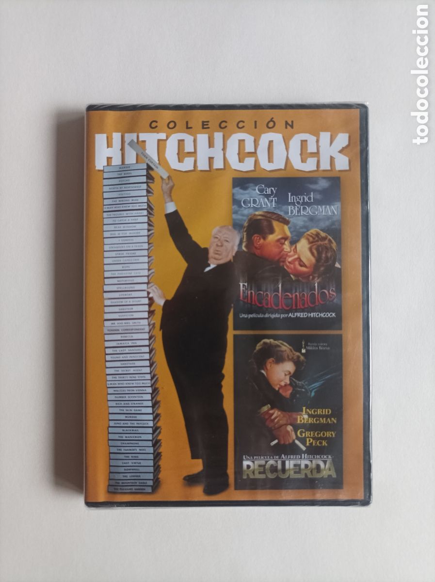 Cine: Encadenados. Recuerda. Alfred Hitchcock. DVD. Nuevo. Precintado