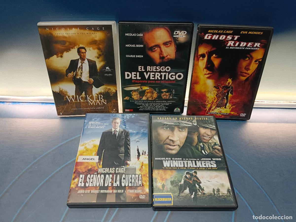 Cine: 5 DVDs Nicolas Cage: Wicker Man, Ghost Rider, etc.