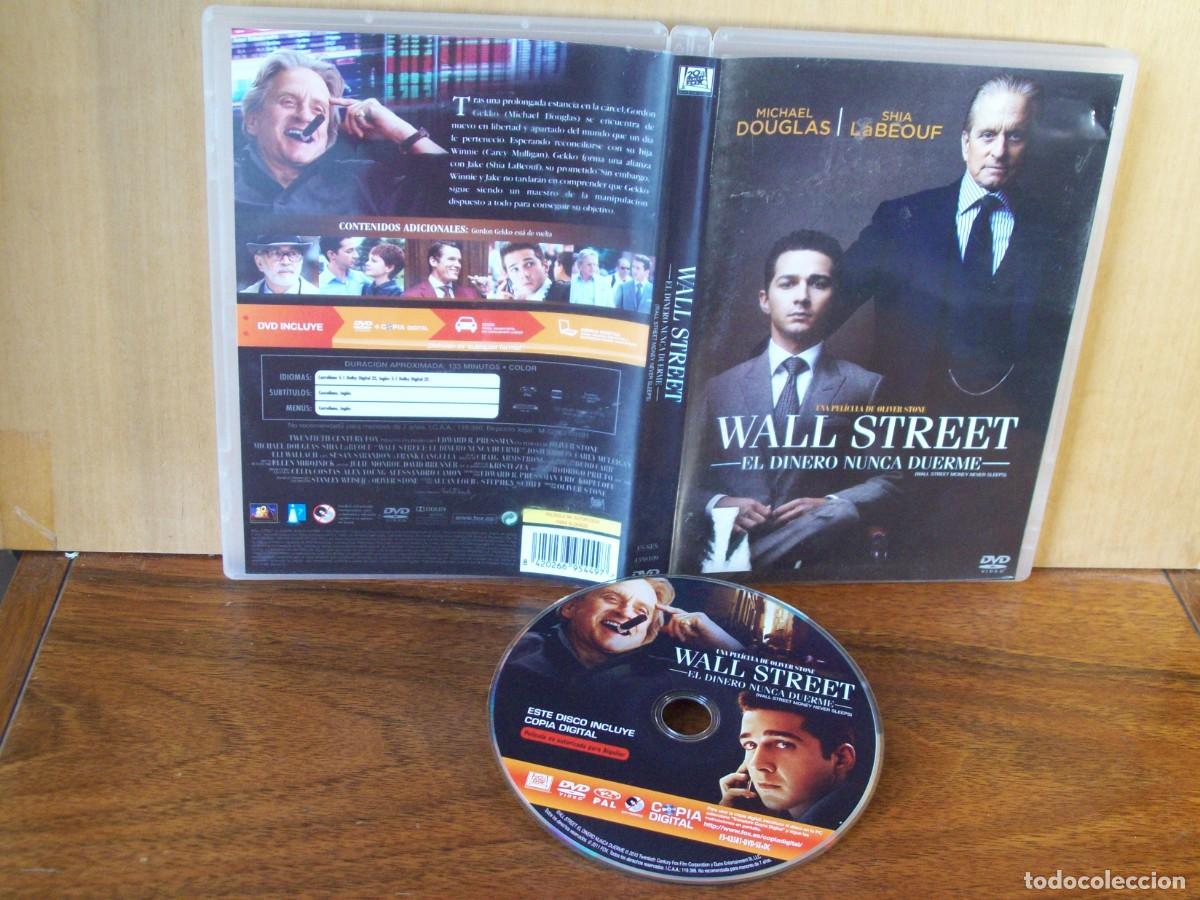 Cine: WALL STREET (EL DINERO NUNCA DUEME) - - MICHAEL DOUGLAS - SHIA LABEOUF - DVD