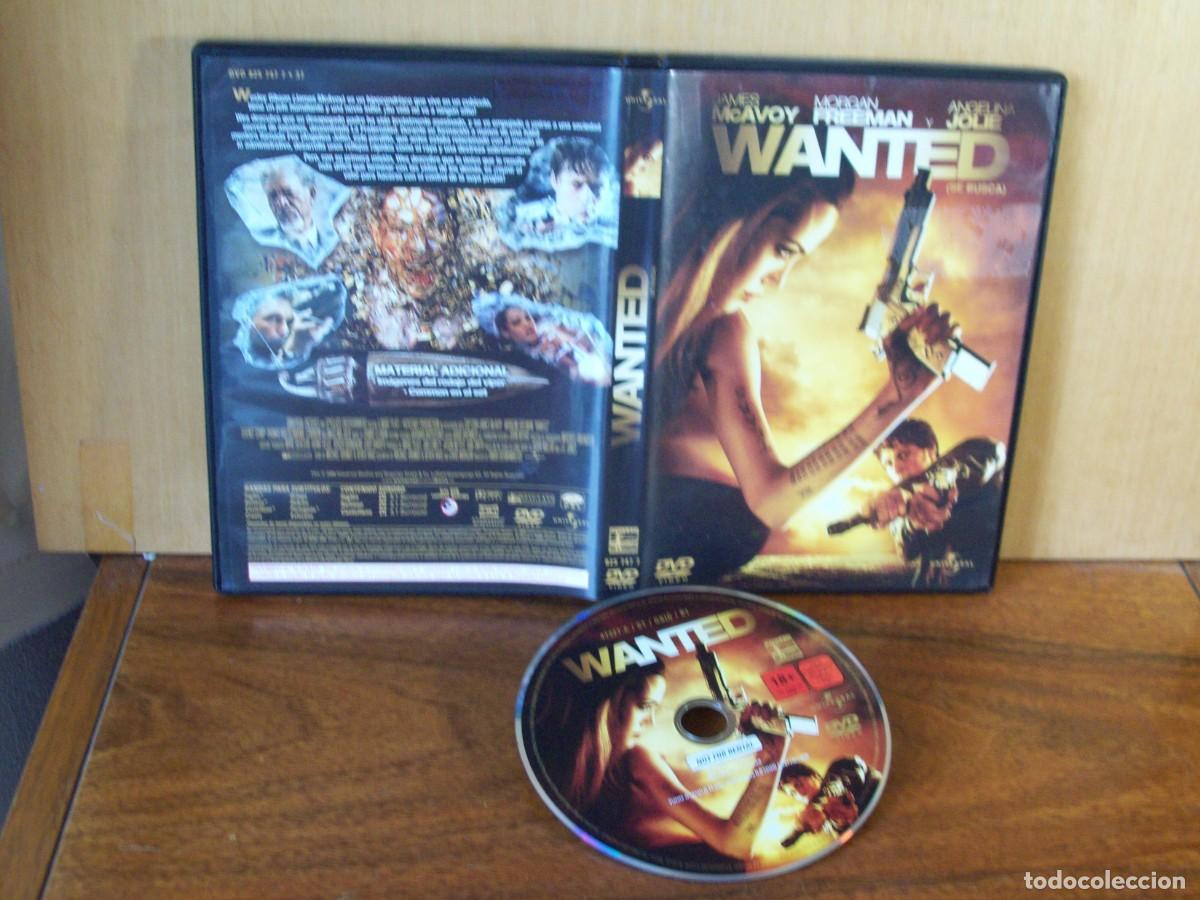 Cine: WANTED - JAMES McAVOY - MORGAN FREEMAN - ANGELINA JOLIE - DVD
