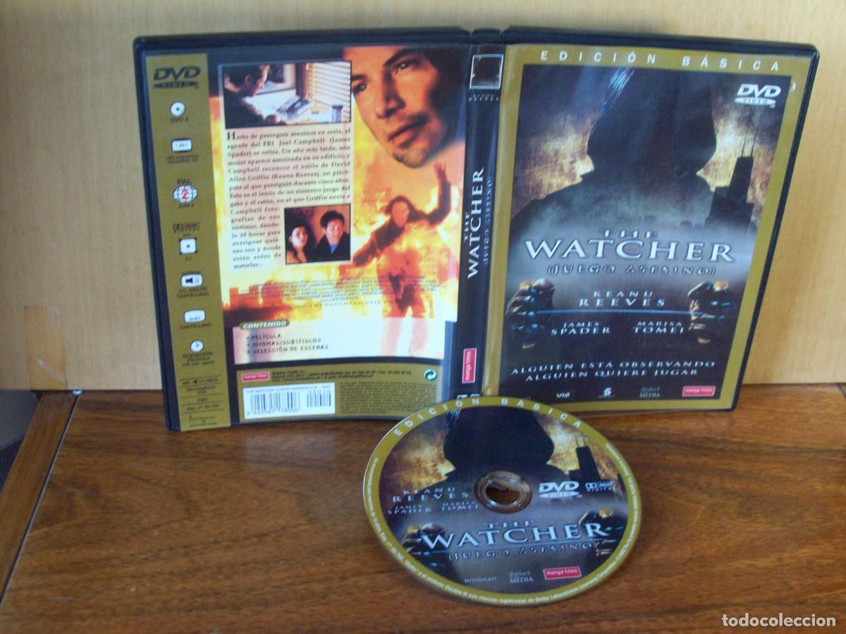 Cine: THE WATCHER (JUEGO ASESINO) - KEANU REEVES - JAMES SPADER - MARISA TOMEI - DVD