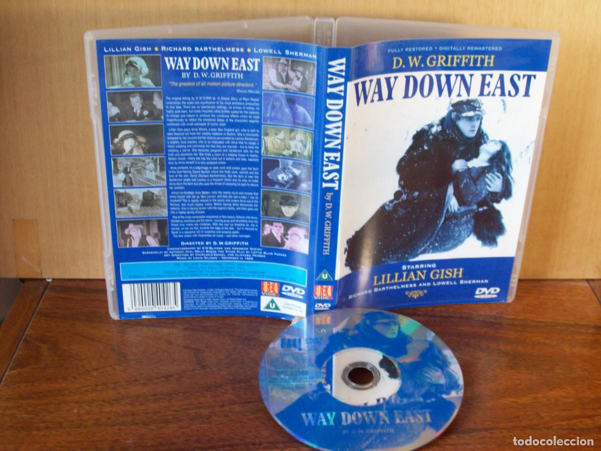 Cine: WAY DOWN EAST - LILLIAN GISH - RICHARD BARTHELMESS - LOWELL SHERMAN - DVD