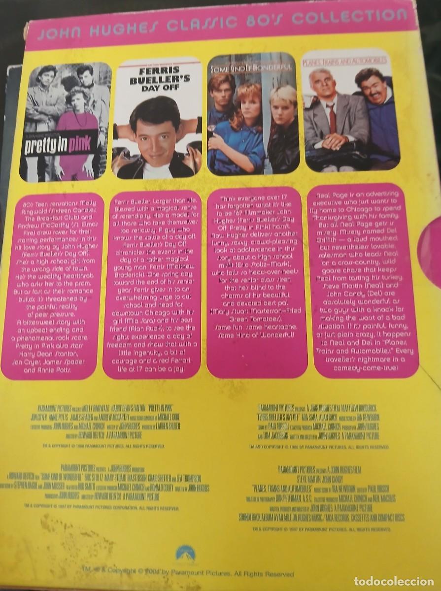 Cine: JOHN HUGHES - 80S COLLECTION - 4PELIS DVD BOX SET - PRETTY IN PINK - FERRIS - SOME KIND - PLANES